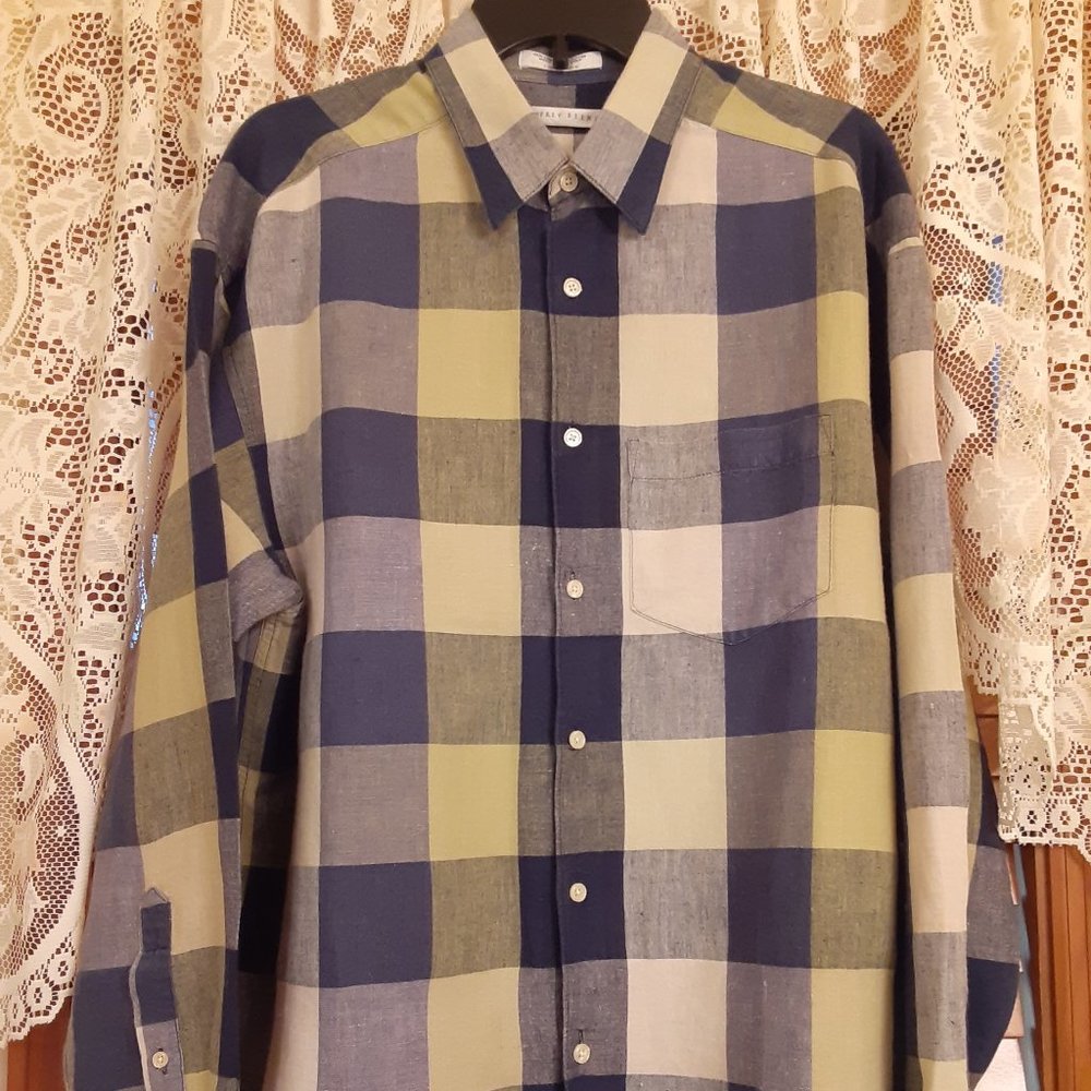 Geoffrey Beene  Long Sleeve Shirt Size L